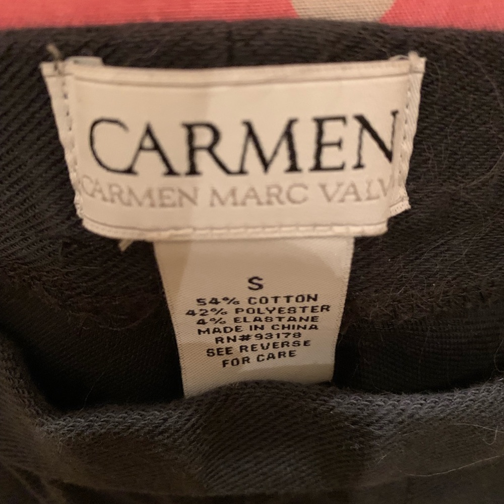 Carmen Marc Valvo skinny pants